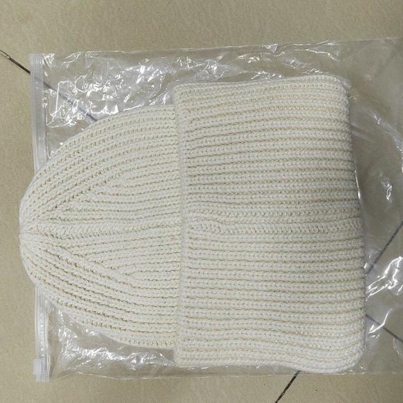 White Acne Studios Beanie main image 4